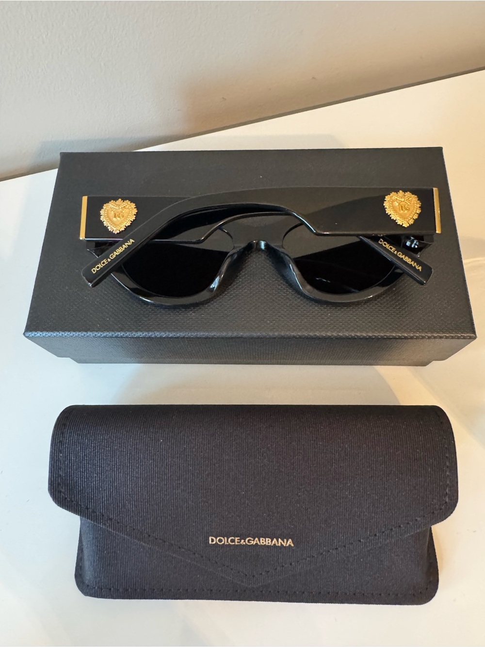 Dolce & Gabbana Black Sunglasses - Picture 3 of 5